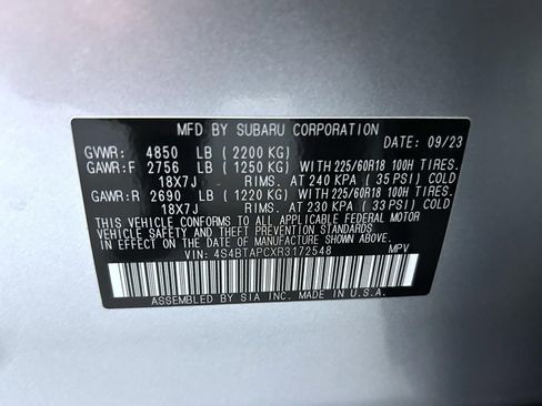 Used 2024 Subaru Outback Touring AWD/4WD image 25