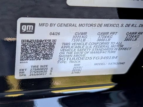 New 2026 GMC Sierra 1500 SLT AWD/4WD image 35
