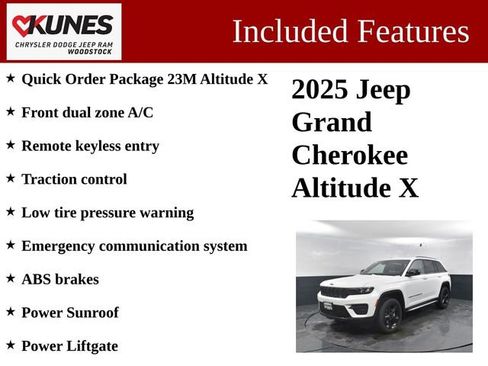 New 2025 Jeep Grand Cherokee Altitude w/ Trailer Tow Package AWD/4WD image 3
