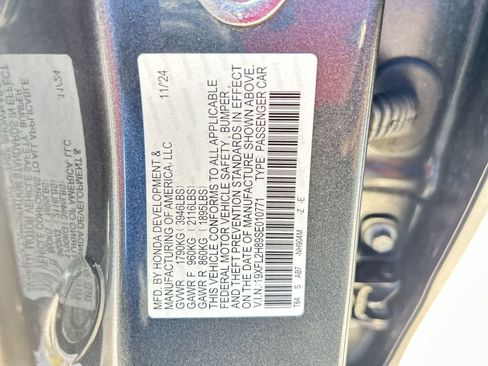 Certified 2025 Honda Civic Sport image 2