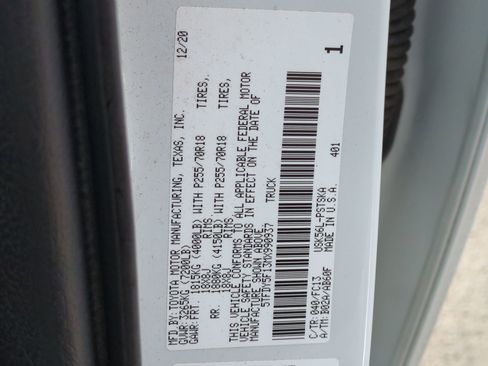 Used 2021 Toyota Tundra SR5 w/ SR5 Upgrade Package AWD/4WD image 31