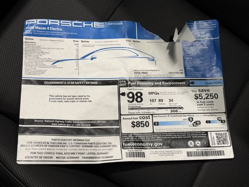 Certified 2025 Porsche Macan 4 Electric image 58