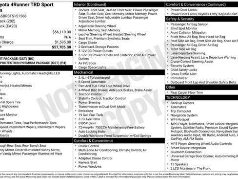 New 2026 Toyota 4Runner TRD Sport Premium AWD/4WD image 16