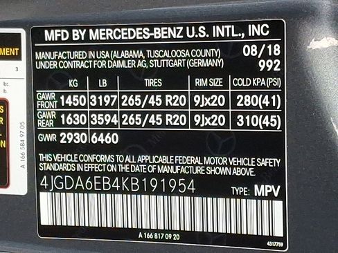 Certified 2019 Mercedes-Benz GLE 43 AMG AMG GLE 43 image 30