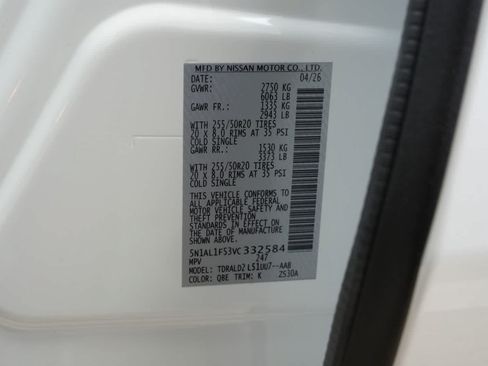 New 2027 INFINITI QX60 Luxe w/ Cargo Package FWD image 27