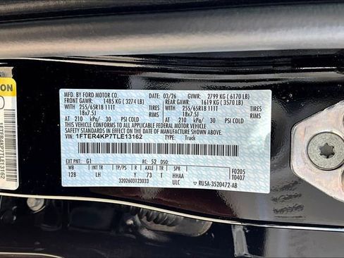 New 2026 Ford Ranger Lariat AWD/4WD image 12