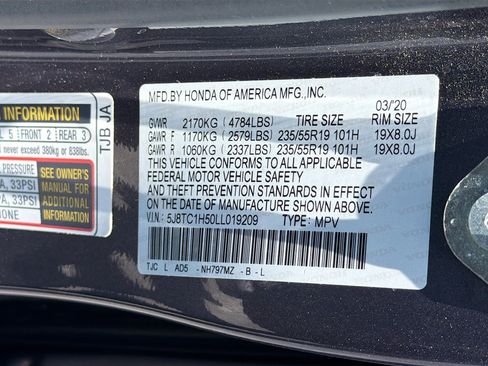 Used 2020 Acura RDX FWD w/ Technology Package image 33