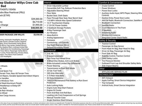 New 2026 Jeep Gladiator Sport AWD/4WD image 7