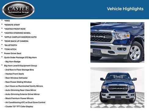 Used 2023 RAM 1500 Big Horn AWD/4WD image 3