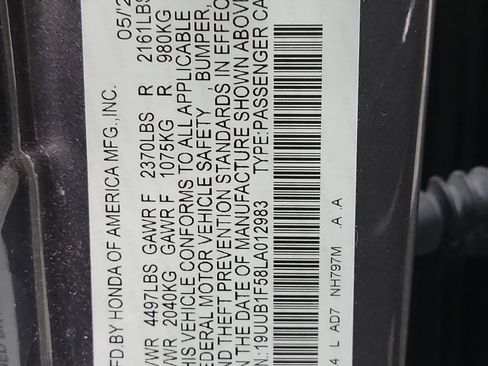 Used 2020 Acura TLX w/ Technology Package image 33