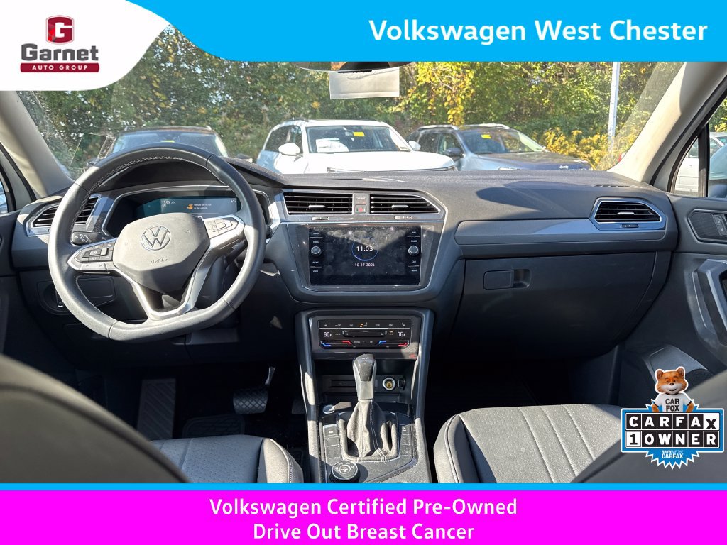 Used 2022 Volkswagen Tiguan SE w/ Panoramic Sunroof Package AWD/4WD image 14