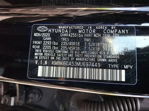 Used 2021 Hyundai Kona Night w/ Cargo Package AWD/4WD image 28