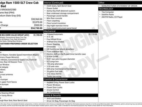 Used 2006 Dodge Ram 1500 Truck SLT w/ Quad Cab Big Horn Value Group image 2
