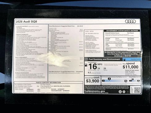 New 2026 Audi SQ8 Prestige image 17