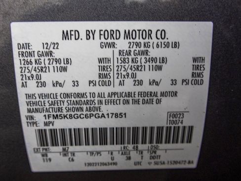 Used 2023 Ford Explorer ST w/ Equipment Group 401A AWD/4WD image 61