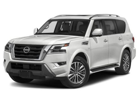 Used 2021 Nissan Armada SL w/ Captain's Chairs Package RWD image 1