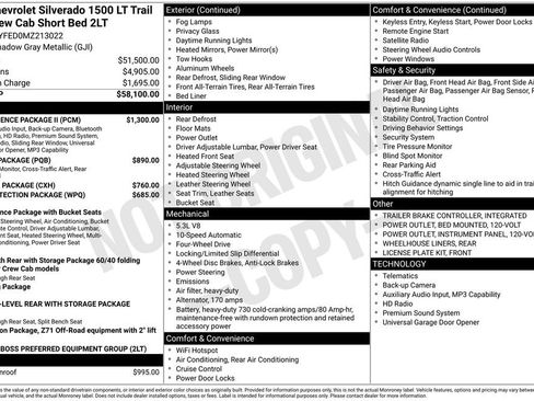 Used 2021 Chevrolet Silverado 1500 LT Trail Boss w/ Convenience Package II image 10