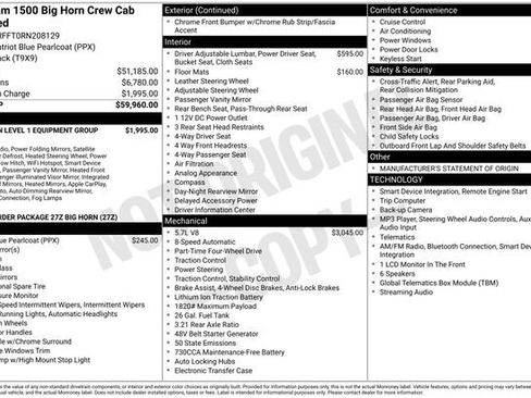 Used 2024 RAM 1500 Big Horn AWD/4WD image 25