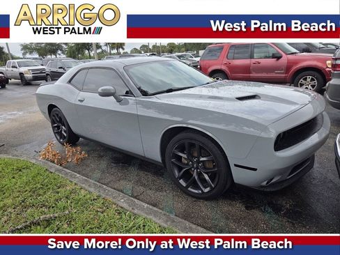 Used 2022 Dodge Challenger SXT w/ Blacktop Package RWD image 1