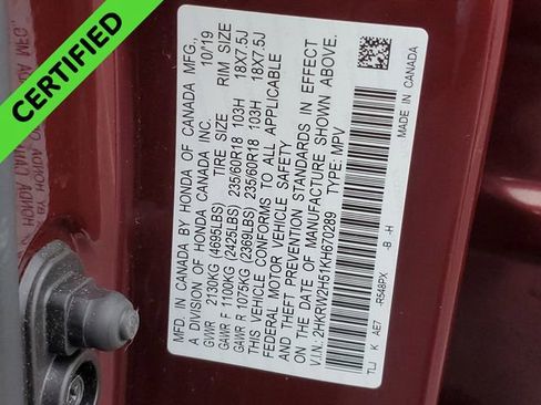 Used 2019 Honda CR-V EX image 34