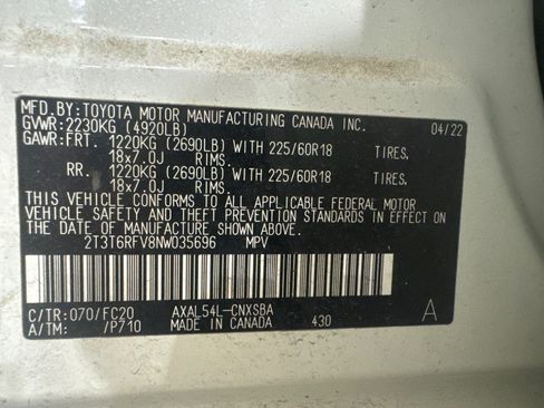 Used 2022 Toyota RAV4 SE w/ Convenience Package AWD/4WD image 51