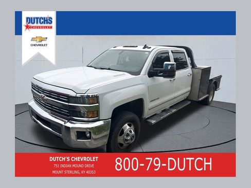 Used 2015 Chevrolet Silverado 3500 LTZ w/ Duramax Plus Package AWD/4WD image 1