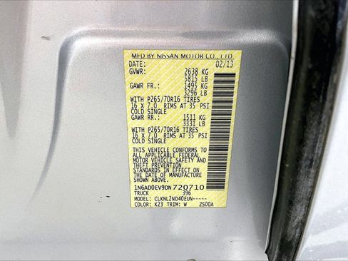 Used 2013 Nissan Frontier SV image 8