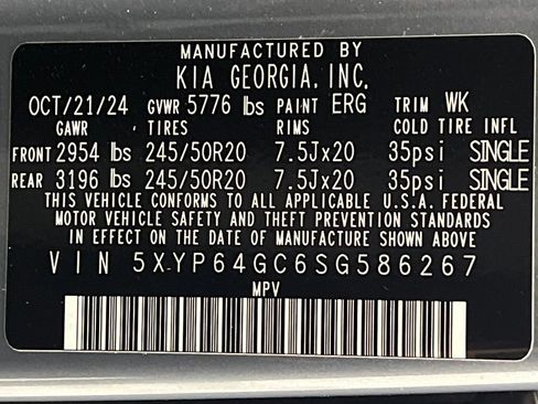 Used 2025 Kia Telluride S image 79