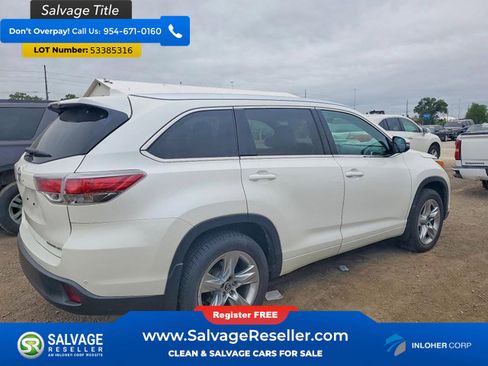 Used 2016 Toyota Highlander Limited Platinum AWD/4WD image 4