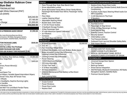 Used 2021 Jeep Gladiator Rubicon image 6