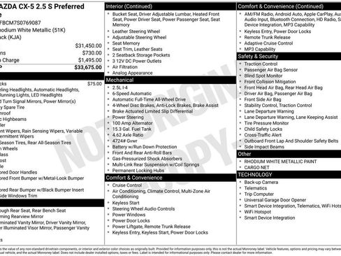 New 2025 MAZDA CX-5 AWD 2.5 S w/ Preferred Package image 6