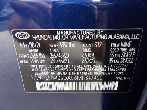 Used 2021 Hyundai Santa Fe Calligraphy w/ Cargo Package AWD/4WD image 35