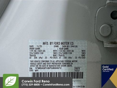 Certified 2023 Ford Explorer Limited image 37