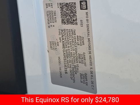 Used 2024 Chevrolet Equinox RS FWD image 42