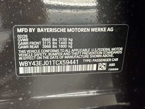 Used 2026 BMW i7 eDrive50 RWD image 24