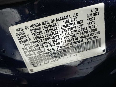 Used 2008 Honda Odyssey EX-L image 21