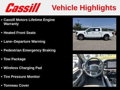 Used 2025 Ford F150 XLT w/ Equipment Group 302A MID AWD/4WD image 14
