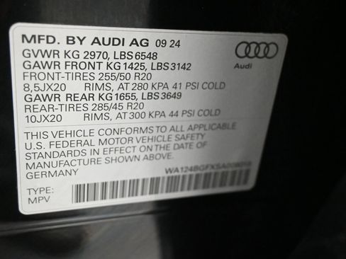Used 2025 Audi Q6 e-tron Premium Plus w/ Premium Plus image 9