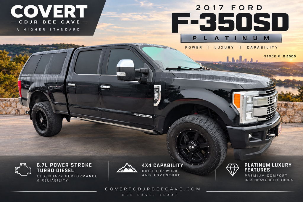 Used 2017 Ford F350 Platinum w/ Platinum Ultimate Package AWD/4WD image 2