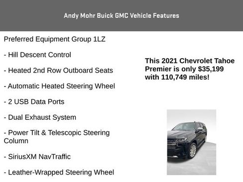 Used 2021 Chevrolet Tahoe Premier w/ Premium Package image 18