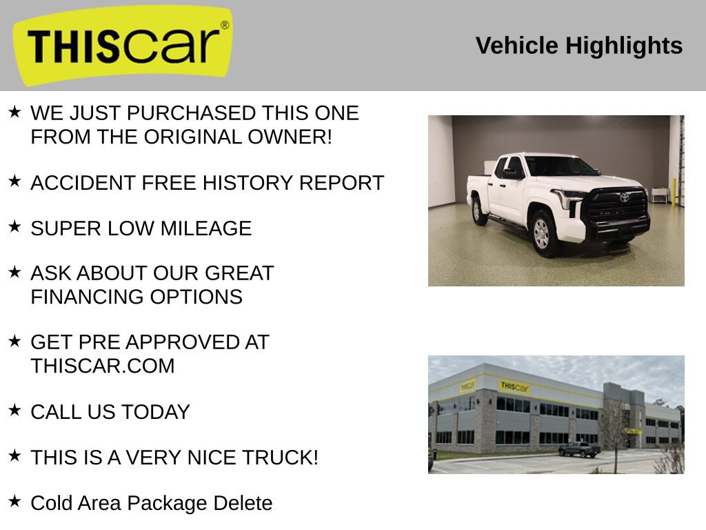 Used 2023 Toyota Tundra SR w/ SR Tow Package RWD image 12