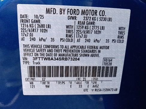 New 2025 Ford Maverick XL image 34