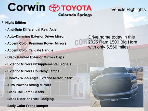 Used 2025 RAM 1500 Big Horn image 7