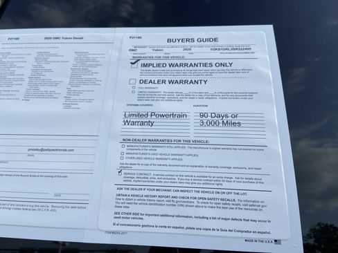 Used 2025 GMC Yukon Denali RWD image 5