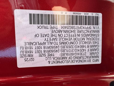 Used 2025 Honda Ridgeline TrailSport image 30