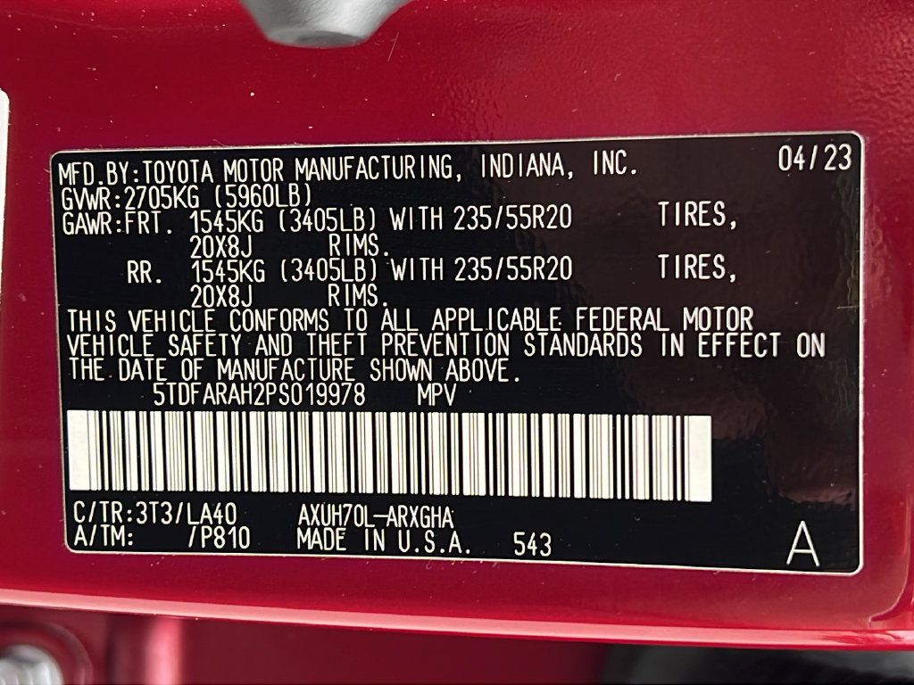 Used 2023 Toyota Highlander Platinum FWD image 24