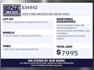 Used 2022 Ford Bronco Big Bend video 2