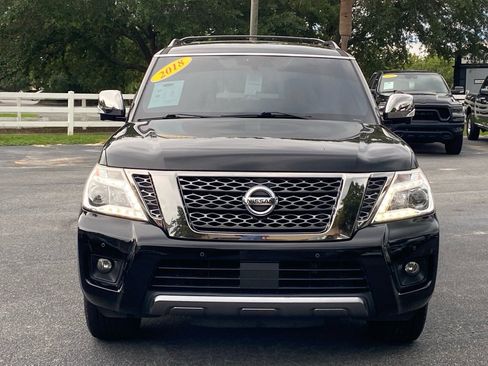 Used 2018 Nissan Armada Platinum w/ Captain Seat Package RWD image 2