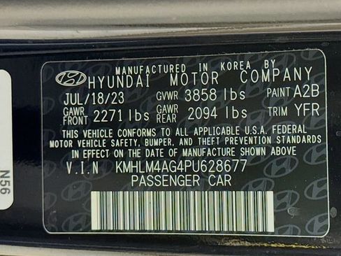 Certified 2023 Hyundai Elantra SEL FWD image 16