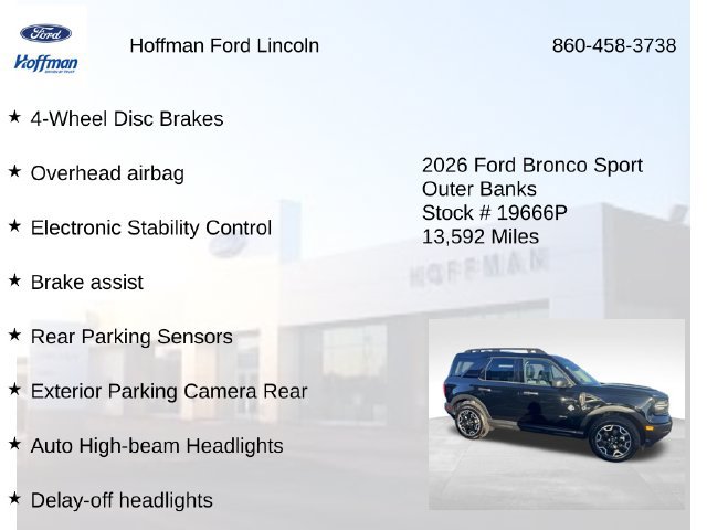 Certified 2026 Ford Bronco Sport Outer Banks AWD/4WD image 29
